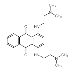 CAS 登录号：69895-68-7， 1,4-二[[2-(二甲基氨基)乙基]氨基]-9,10-蒽二酮