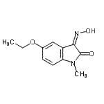 CAS#: 698977-26-3, (3Z)-5-Ethoxy-3-(hydroxyimino)-1-methyl-1,3-dihydro-2H-indol-2-one