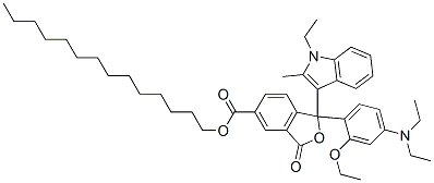 CAS#: 69898-64-2, Tetradecyl 1-[4-(Diethylamino)-2-Ethoxyphenyl]-1-(1-Ethyl-2-Methyl-1H-Indol-3-Yl)-1,3-Dihydro-3-Oxoisobenzofuran-5-Carboxylate