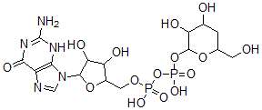 CAS 登录号：69932-78-1， 鸟苷二磷酸酯-4-脱氧甘露糖