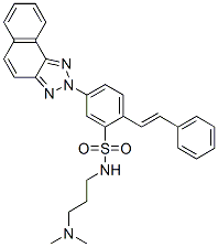 CAS 登录号：6994-53-2， N-[3-(二甲基氨基)丙基]-5-(2H-萘并[1,2-d]三唑-2-基)-2-(2-苯乙烯基)苯磺酰胺