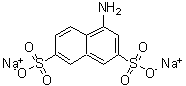 CAS 登录号：69966-61-6， 4-氨基-2,7-萘二磺酸钠盐(1:1)