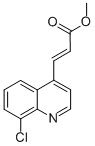 CAS 登录号：69976-11-0， 3-(8-氯喹啉-4-基)丙烯酸甲酯