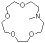 CAS 登录号：69978-46-7， 13-甲基-1,4,7,10-四氧杂-13-氮杂环十五烷