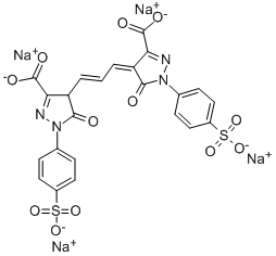 CAS 登录号：70024-44-1， 1,1'-Bis(4-Sulfophenyl)-3,3'-Dicarboxy-5,5'-Dihydroxypyrazolo-4,4'-Trimethine Oxonole Tetrasodium Salt