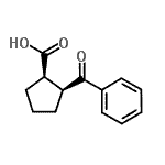 CAS 登录号：70071-92-0， (1R,2S)-2-苯甲酰基环戊二烯羧酸