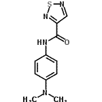 CAS 登录号：700850-84-6， N-[4-(二甲基氨基)苯基]-1,2,5-噻二唑-3-甲酰胺
