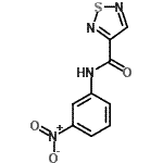 CAS#: 700851-11-2, N-(3-Nitrophenyl)-1,2,5-thiadiazole-3-carboxamide