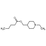CAS#: 700870-67-3, (1-Ethyl-4-piperidinyl)methyl valerate