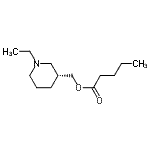 CAS#: 700870-68-4, [(3R)-1-Ethyl-3-piperidinyl]methyl valerate