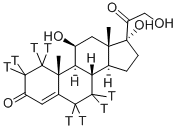 CAS 登录号：70094-60-9， 氢化可的松-[1,2,6,7-3H(N)]