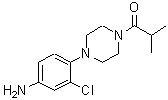 CAS 登录号：701220-40-8， 1-[4-(4-氨基-2-氯苯基)-1-哌嗪基]-2-甲基-1-丙酮