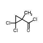 CAS#: 701223-12-3, 2,2-Dichloro-1-methylcyclopropanecarbonyl chloride
