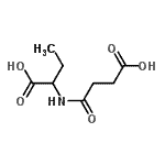 CAS#: 701909-51-5, 4-[(1-Carboxypropyl)amino]-4-oxobutanoic acid