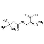CAS#: 701913-54-4, N-Methyl-3-({[(2-methyl-2-propanyl)oxy]carbonyl}amino)-L-alanine