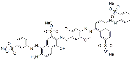 CAS#: 70210-35-4, Tetrasodium 7-Amino-3-[[2,5-Dimethoxy-4-[[7-Sulphonato-4-[(2-Sulphonatophenyl)Azo]Naphthyl]Azo]Phenyl]Azo]-4-Hydroxy-8-[(3-Sulphonatophenyl)Azo]Naphthalene-2-Sulphonate