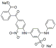 CAS 登录号：70210-38-7， 二钠2-[3-硝基-4-[[4-(苯基氨基)-3-磺酸基苯基]氨基]苯甲酰基]苯甲酸盐