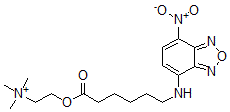 CAS 登录号：70214-86-7， N-7-(4-硝基苯并-2-氧代-1,3-二氮唑)-omega-氨基己酸beta-(N-三甲基铵)乙酯