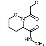 CAS#: 70236-03-2, 2-(Chloroacetyl)-N-methyl-1,2-oxazinane-3-carboxamide