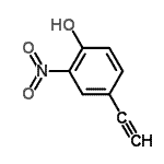 CAS#: 70239-81-5, 4-Ethynyl-2-nitrophenol