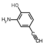 CAS#: 70239-82-6, 2-Amino-4-ethynylphenol