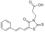 CAS#: 7025-17-4, 3-[4-Oxo-5-(3-Phenyl-Allylidene)-2-Thioxo-Thiazolidin-3-Yl]-Propionic Acid
