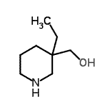 CAS#: 7033-84-3, (3-Ethyl-3-piperidinyl)methanol