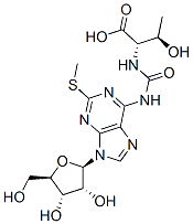 CAS 登录号：70333-82-3， N-((9-beta-D-呋喃核糖基-2-甲硫基嘌呤-6-基)氨基甲酰)苏氨酸