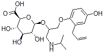 CAS 登录号：70359-54-5， 4-羟基烯丙洛尔葡糖苷酸