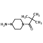 CAS 登录号：70403-32-6， 1-(4-氨基-1-哌嗪基)-2,2-二甲基-1-丙酮