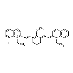 CAS#: 70446-28-5, 1-Ethyl-2-[(E)-2-{(3E)-3-[(2E)-2-(1-ethyl-2(1H)-quinolinylidene)ethylidene]-2-methoxy-1-cyclohexen-1-yl}vinyl]quinolinium iodide