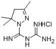 CAS 登录号:70457-19-1, N-(3,5,5-三甲基-2-吡唑啉-1-亚胺甲酰基)胍盐酸盐