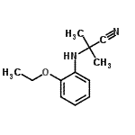 CAS#: 704879-42-5, 2-[(2-Ethoxyphenyl)amino]-2-methylpropanenitrile