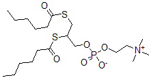 CAS 登录号:70504-26-6, 1,2-己酰硫代磷脂酰胆碱