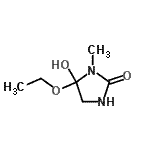 CAS#: 705282-68-4, 5-Ethoxy-5-hydroxy-1-methyl-2-imidazolidinone