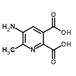 CAS#: 705287-70-3, 5-Amino-6-methyl-2,3-pyridinedicarboxylic acid