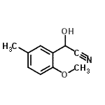 CAS#: 705288-17-1, Hydroxy(2-methoxy-5-methylphenyl)acetonitrile