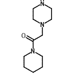 CAS 登录号：70558-13-3， 2-(1-哌嗪基)-1-(1-哌啶基)乙酮