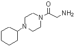 CAS 登录号：705944-08-7， 2-氨基-1-(4-环己基-1-哌嗪基)乙酮