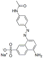 CAS 登录号：70615-18-8， 8-[[4-(乙酰氨基)苯基]偶氮]-5-氨基-2-萘磺酸钠盐