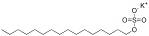 CAS 登录号：7065-13-6， 钾十六烷基硫酸盐