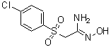 CAS 登录号：70661-64-2， 2-[(4-氯苯基)磺酰基]-N'-羟基乙脒