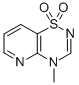 CAS#: 70661-84-6, 4-Methylpyrido(2,3-e)-1,2,4-Thiadiazine 1,1-Dioxide