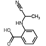 CAS 登录号：70667-79-7， 2-[(1-氰基乙基)氨基]苯甲酸