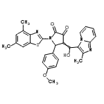 CAS#: 7067-98-3, 1-(4,6-Dimethyl-1,3-benzothiazol-2-yl)-4-[hydroxy(2-methylimidazo[1,2-a]pyridin-3-yl)methylene]-5-(4-methoxyphenyl)-2,3-pyrrolidinedione