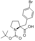 CAS#: 706806-77-1, Boc-(S)-alpha-(4-Bromobenzyl)-Proline
