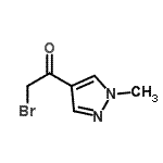 CAS#: 706819-66-1, 2-Bromo-1-(1-methyl-1H-pyrazol-4-yl)ethanone