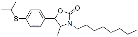 CAS 登录号：70687-99-9， 4-甲基-5-[4-[(1-甲基乙基)硫代]苯基]-3-辛基恶唑烷-2-酮