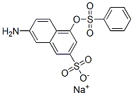 CAS 登录号：70714-68-0， 6-氨基-1-萘酚-3-磺酸苯基磺基酯钠盐