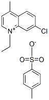 CAS 登录号：70714-80-6， 7-氯-1-乙基-4-甲基喹啉鎓4-甲基苯磺酸酯